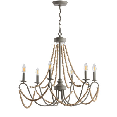 Flanders 6 Light Statement Geometric Chandelier Flanders 6 Light Statement Geometric Chandelier